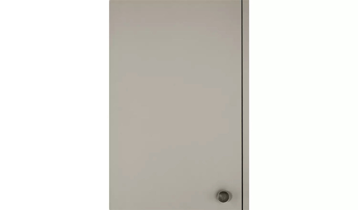 Kensington 3 Door 3 Drawer Wardrobe - Soft Grey /Oak Effect